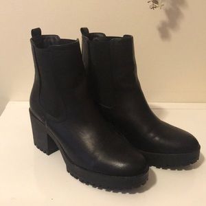 Chunky Heel Ankle Boots